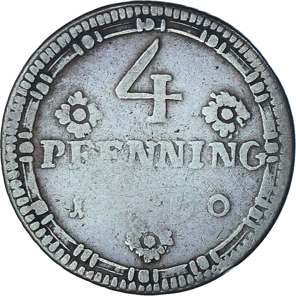 Coin, German States, MUNSTER, 4 Pfennig, 1790, VF(20-25), Copper, KM:446