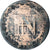 Moneda, Estados alemanes, WESTPHALIA, Jerome, 2 Centimes, 1810, BC+, Cobre