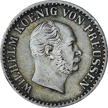 Moneta, Landy niemieckie, PRUSSIA, Wilhelm I, Groschen, 1865, EF(40-45), Srebro
