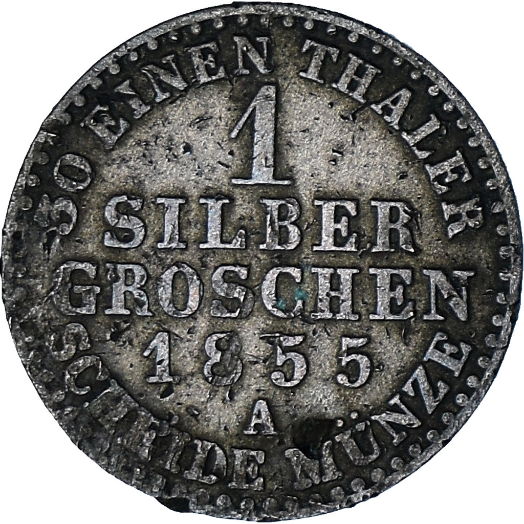 Coin, German States, PRUSSIA, Friedrich Wilhelm IV, Groschen, 1855, Berlin