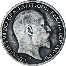 Gran Bretagna, Edward VII, 6 Pence, 1903, MB, Argento, KM:799