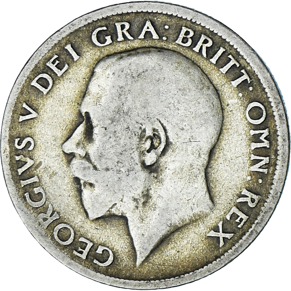 Grande-Bretagne, George V, Shilling, 1920, TB, Argent, KM:816a