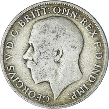 Gran Bretagna, George V, Florin, Two Shillings, 1921, MB+, Argento, KM:817a