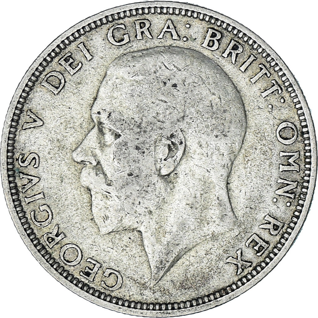 Gran Bretagna, George V, Florin, Two Shillings, 1933, BB, Argento, KM:834
