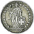 Coin, Switzerland, Franc, 1957, VF(30-35), Silver, KM:24