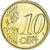 Malta, 10 Euro Cent, 2008, Paris, SC+, Latón, KM:128