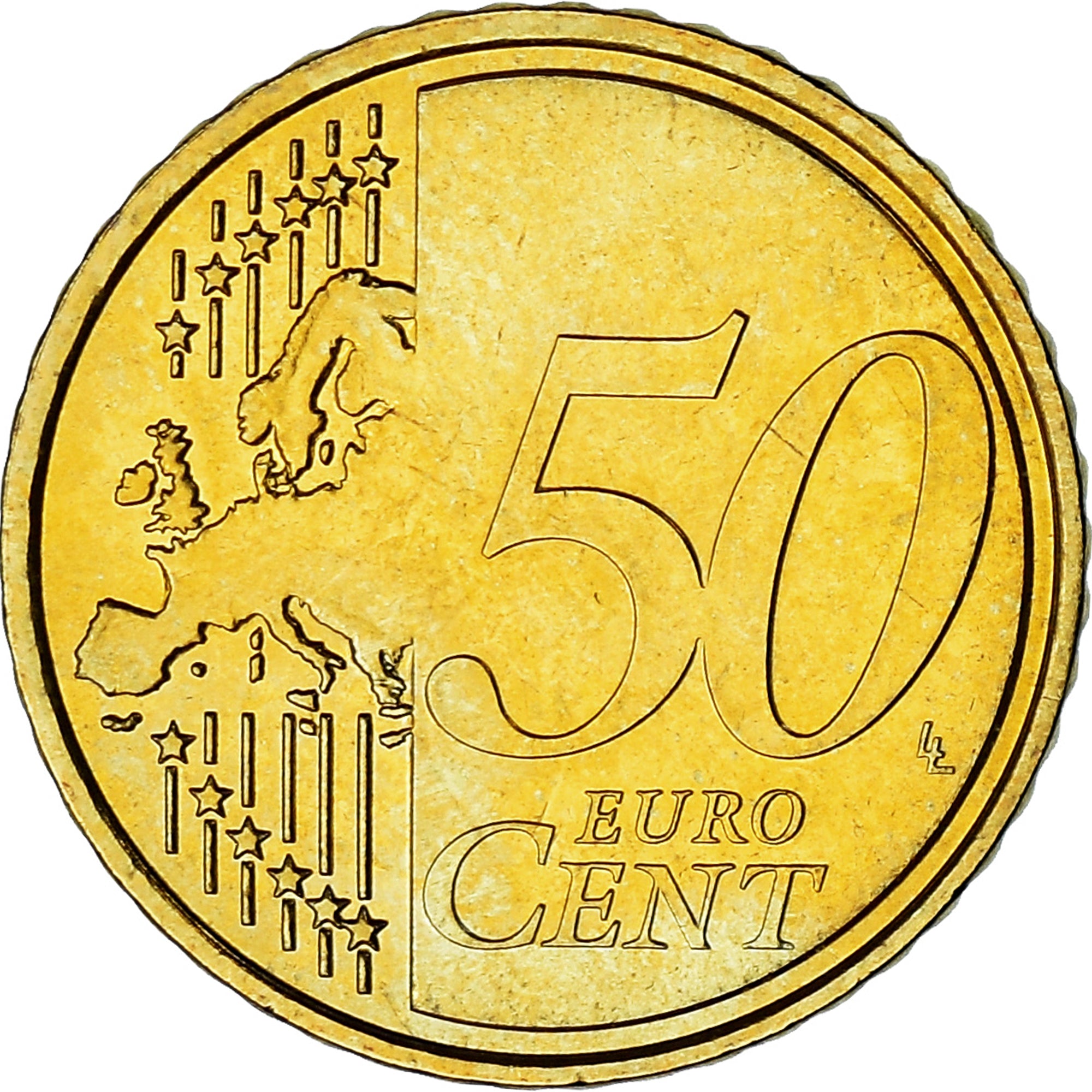 Malta, 50 Euro Cent, 2008, Paris, MS(64), Brass, KM:130