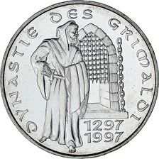 Coin, Monaco, Rainier III, 100 Francs, 1997, Paris, MS(63), Silver, KM:176