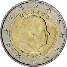 Monaco, Albert II, 2 Euro, 2011, Paris, AU(55-58), Bi-Metallic, KM:195