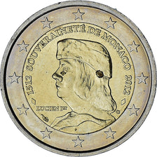 Monaco, Albert II, 2 Euro, 2012, Paris, EF(40-45), Bi-Metallic, KM:199