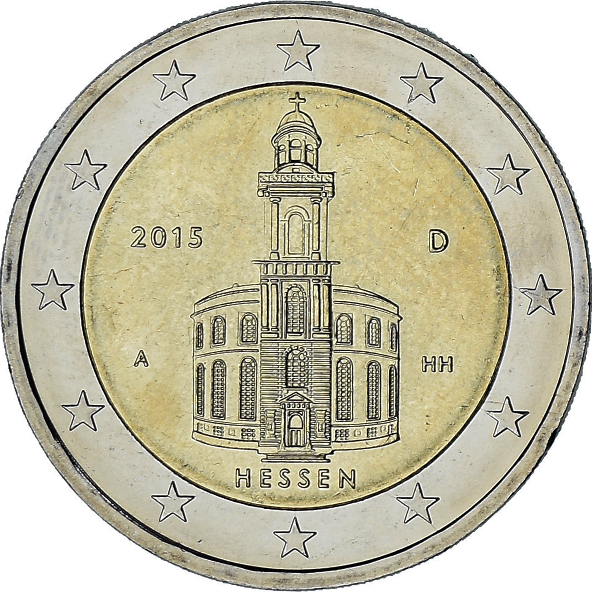 Germania, 2 Euro, 2015, SPL-, Bi-metallico