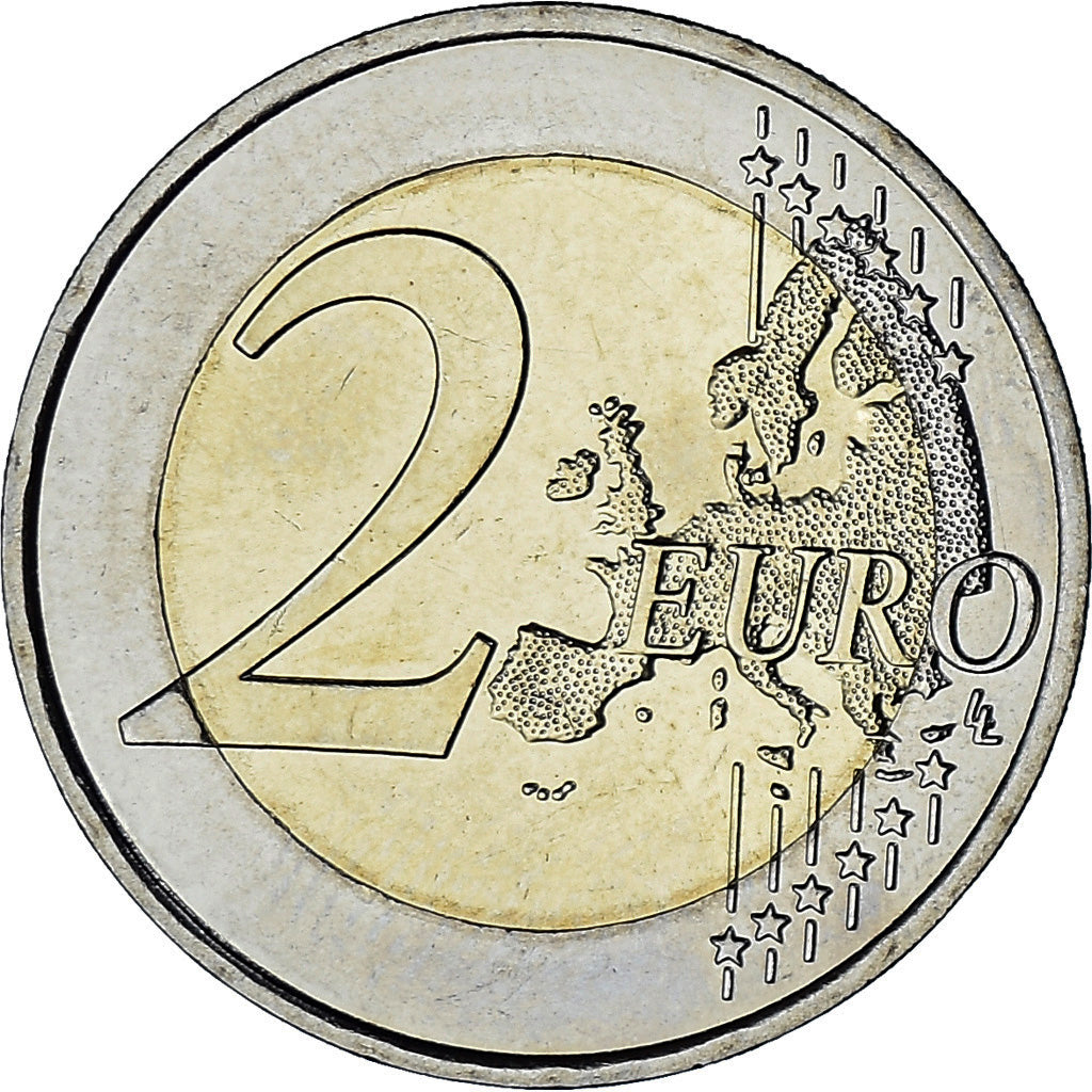Monaco, Albert II, 2 Euro, 2016, Paris, AU(55-58), Bi-Metallic, KM:195
