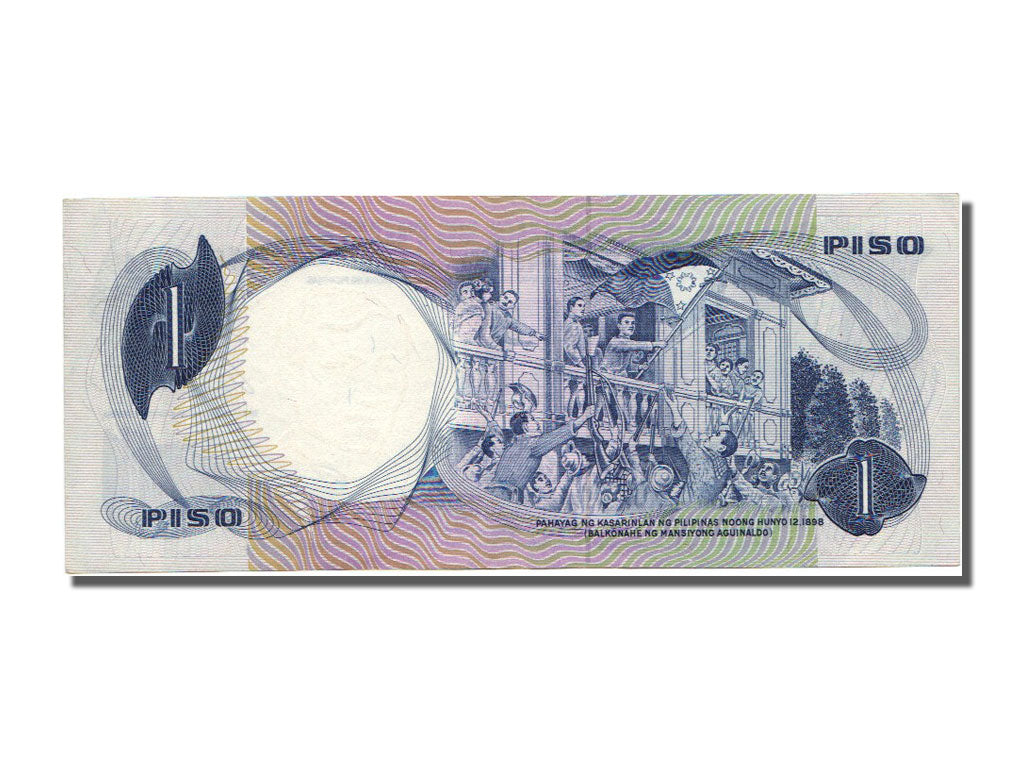 Banknote, Philippines, 1 Piso, 1969, UNC(63)