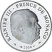 Monaco, Rainier III, 5 Euro, 2004, Paris, MS(64), Silver, KM:180