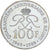 Moneta, Monaco, Rainier III, 100 Francs, 1989, SPL, Argento, KM:164