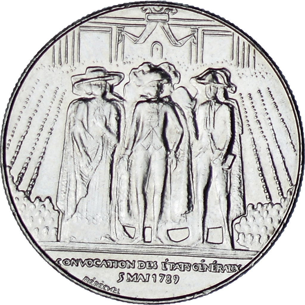 Moneda, Francia, États généraux, Franc, 1989, EBC, Níquel, KM:967