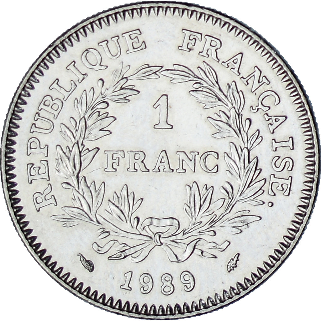 Moneda, Francia, États généraux, Franc, 1989, EBC, Níquel, KM:967