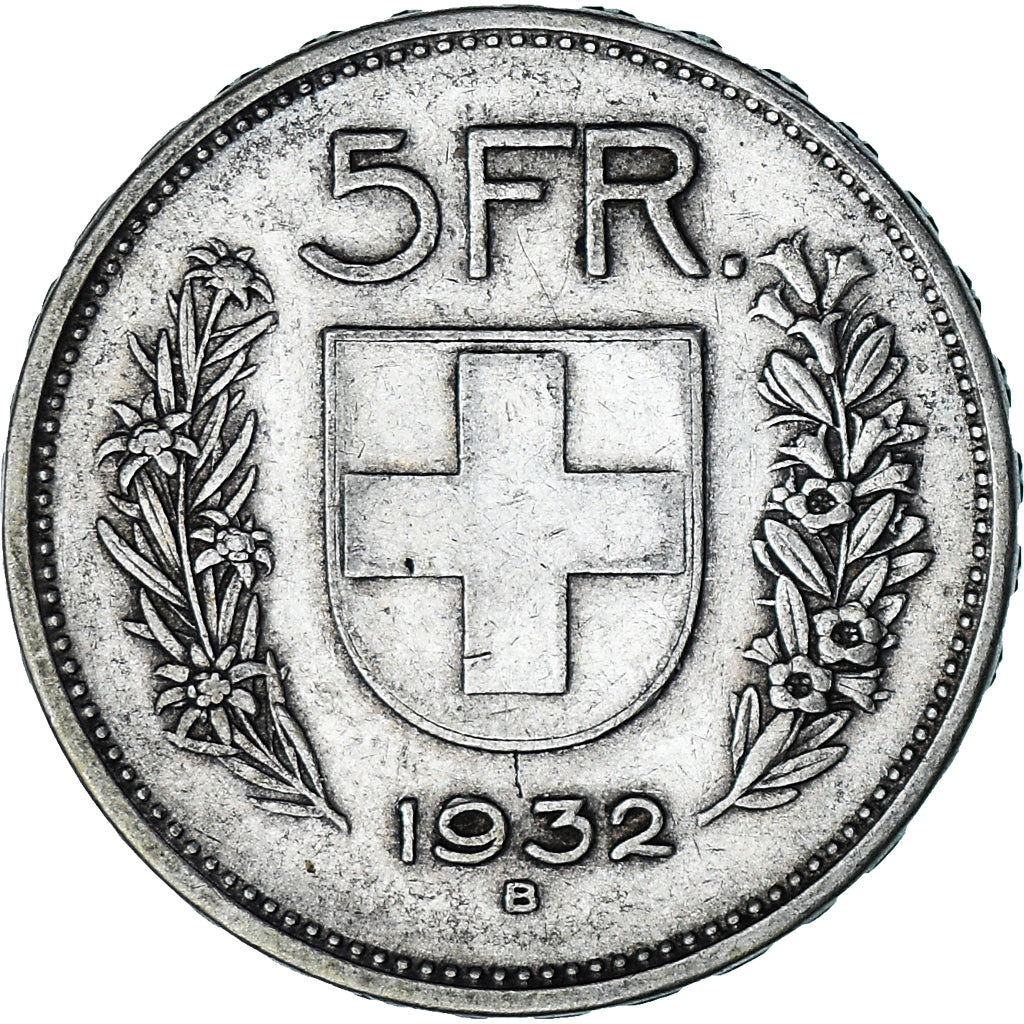 Coin, Switzerland, 5 Francs, 1970, Bern, EF(40-45), Silver, KM:40