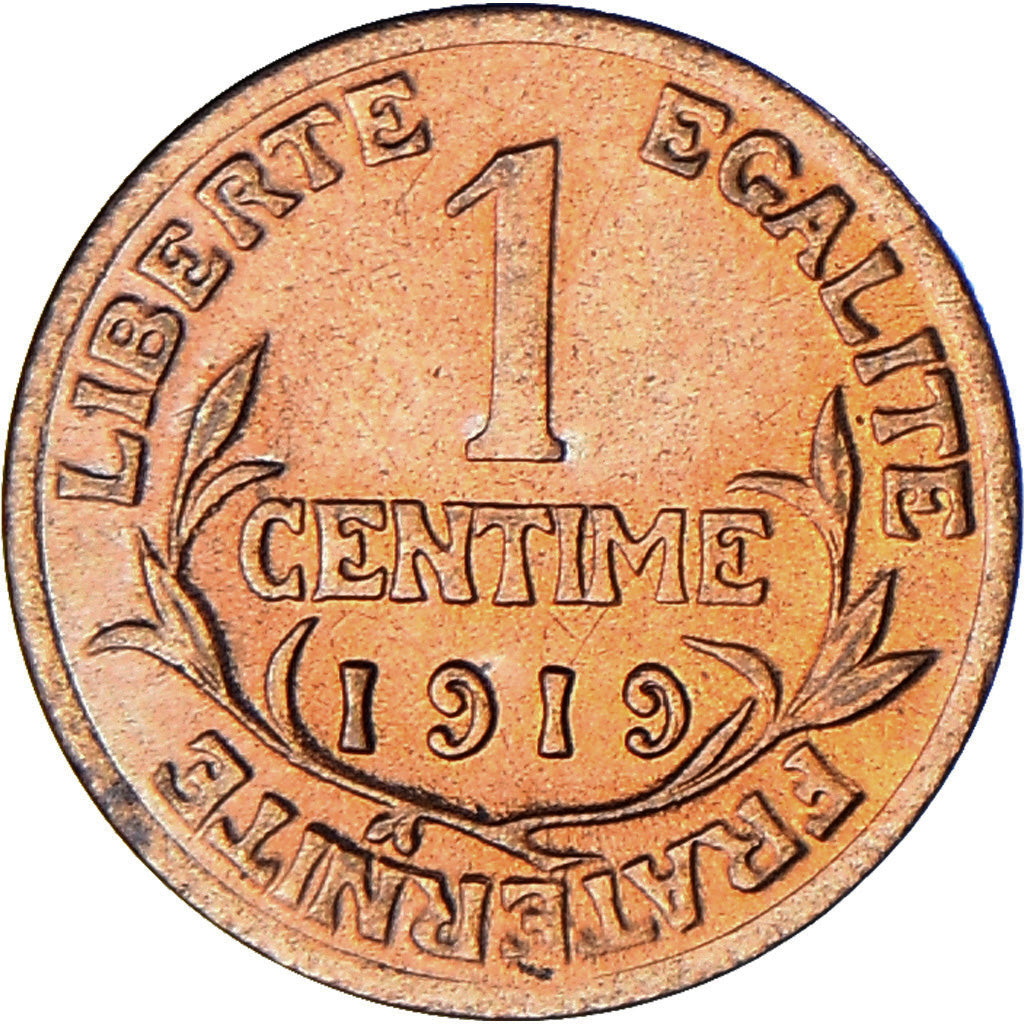 Coin, France, Dupuis, Centime, 1919, Paris, EF(40-45), Bronze, KM:840