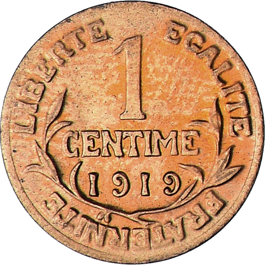 Moneta, Francia, Dupuis, Centime, 1919, Paris, SPL-, Bronzo, KM:840