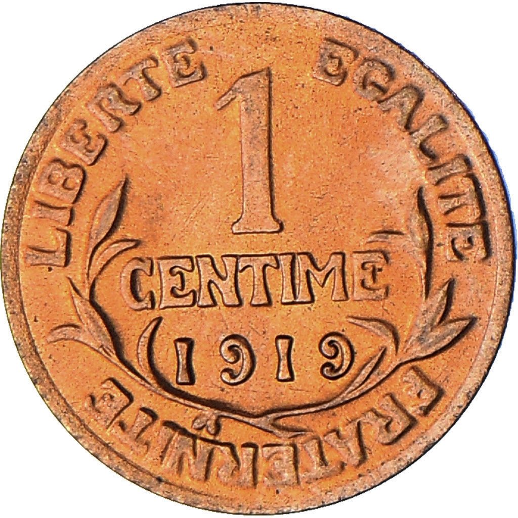 Coin, France, Dupuis, Centime, 1919, Paris, MS(63), Bronze, KM:840, Gadoury:90