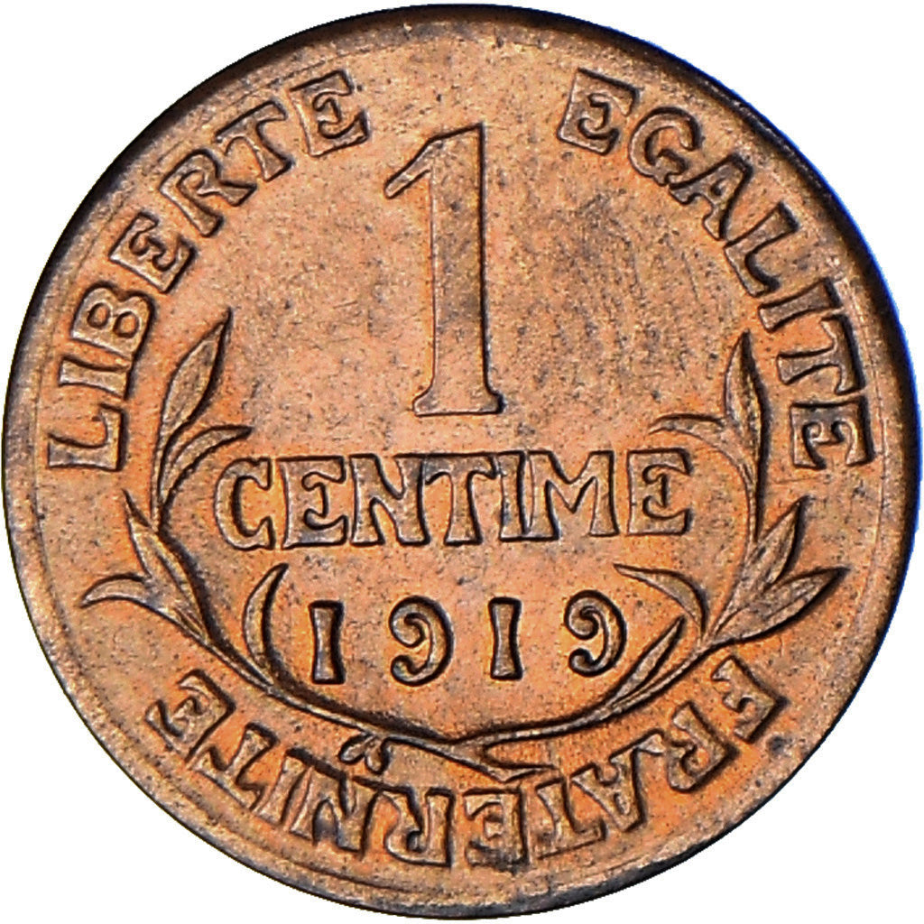 Coin, France, Dupuis, Centime, 1919, Paris, AU(55-58), Bronze, KM:840