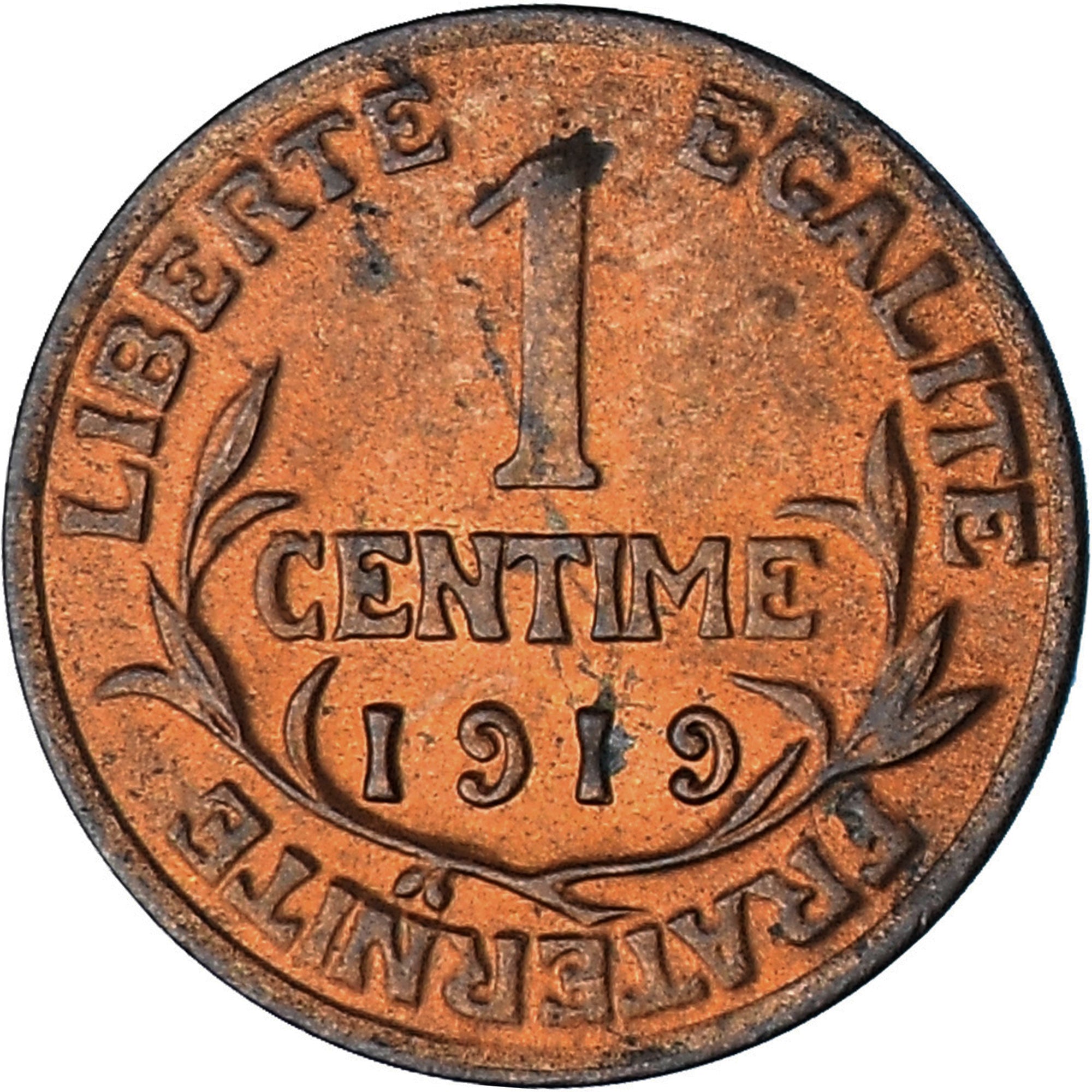 Münze, Frankreich, Dupuis, Centime, 1919, Paris, SS+, Bronze, KM:840