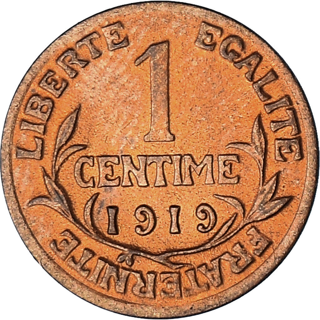 Coin, France, Dupuis, Centime, 1919, Paris, AU(50-53), Bronze, KM:840