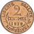 Moneta, Francja, Dupuis, 2 Centimes, 1911, Paris, AU(55-58), Brązowy, KM:841