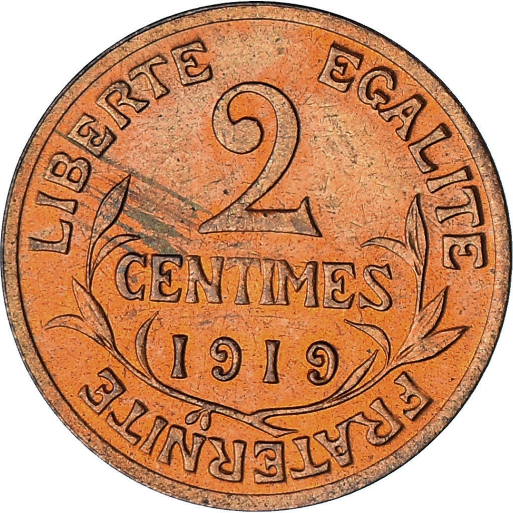 Munten, Frankrijk, Dupuis, 2 Centimes, 1911, Paris, PR, Bronzen, KM:841
