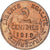 Münze, Frankreich, Dupuis, 2 Centimes, 1911, Paris, VZ, Bronze, KM:841
