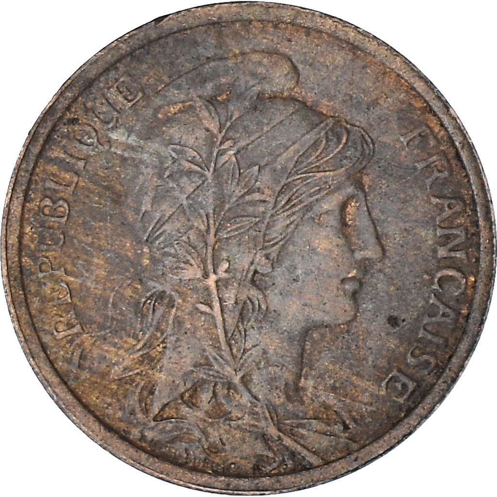 Münze, Frankreich, Dupuis, 2 Centimes, 1911, Paris, S+, Bronze, KM:841