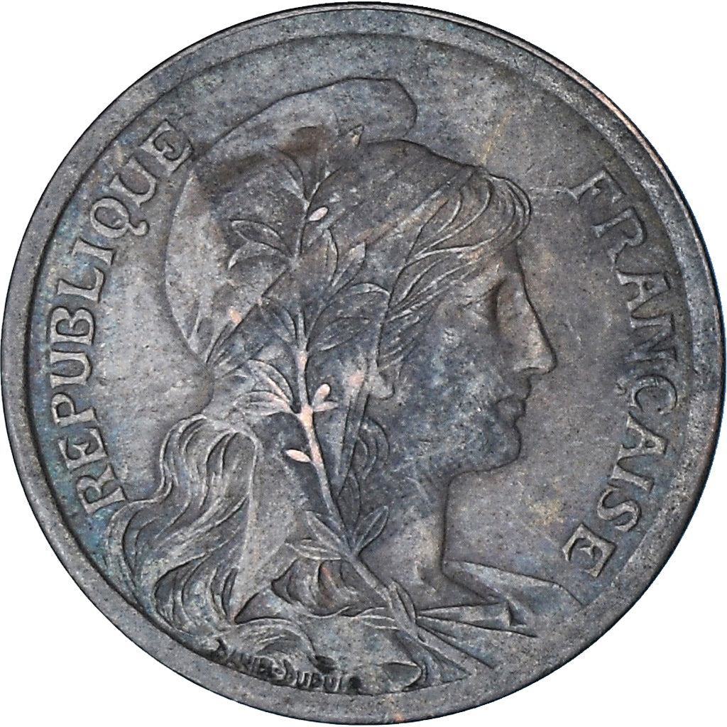 Münze, Frankreich, Dupuis, 2 Centimes, 1911, Paris, S, Bronze, KM:841