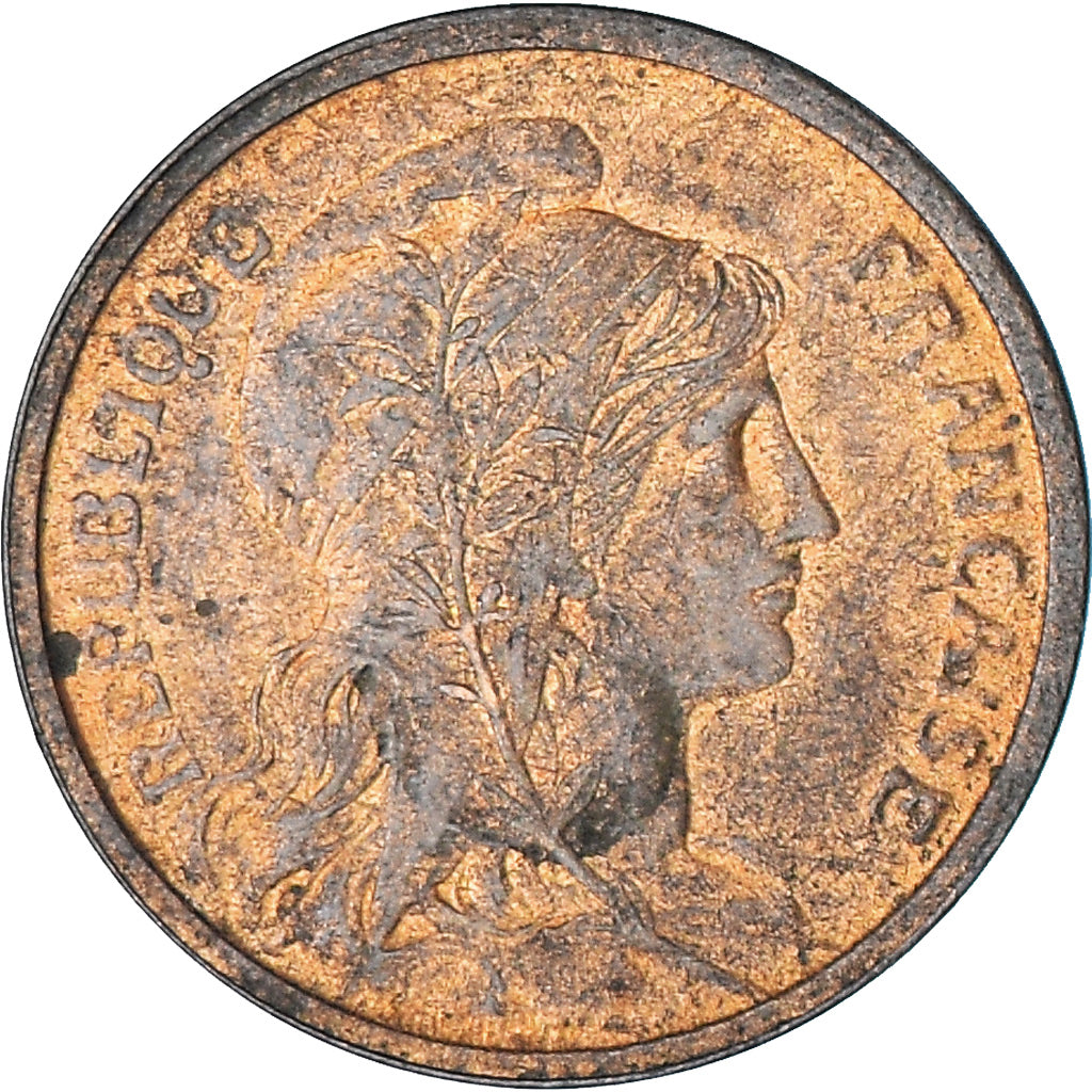 Munten, Frankrijk, Dupuis, 2 Centimes, 1919, Paris, PR, Bronzen, KM:841
