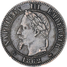 Coin, France, Napoleon III, Napoléon III, 2 Centimes, 1862, Bordeaux