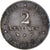 Moneta, Francja, Cérès, 2 Centimes, 1892, Paris, EF(40-45), Brązowy