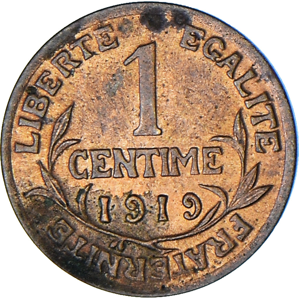 Coin, France, Dupuis, Centime, 1919, Paris, EF(40-45), Bronze, KM:840