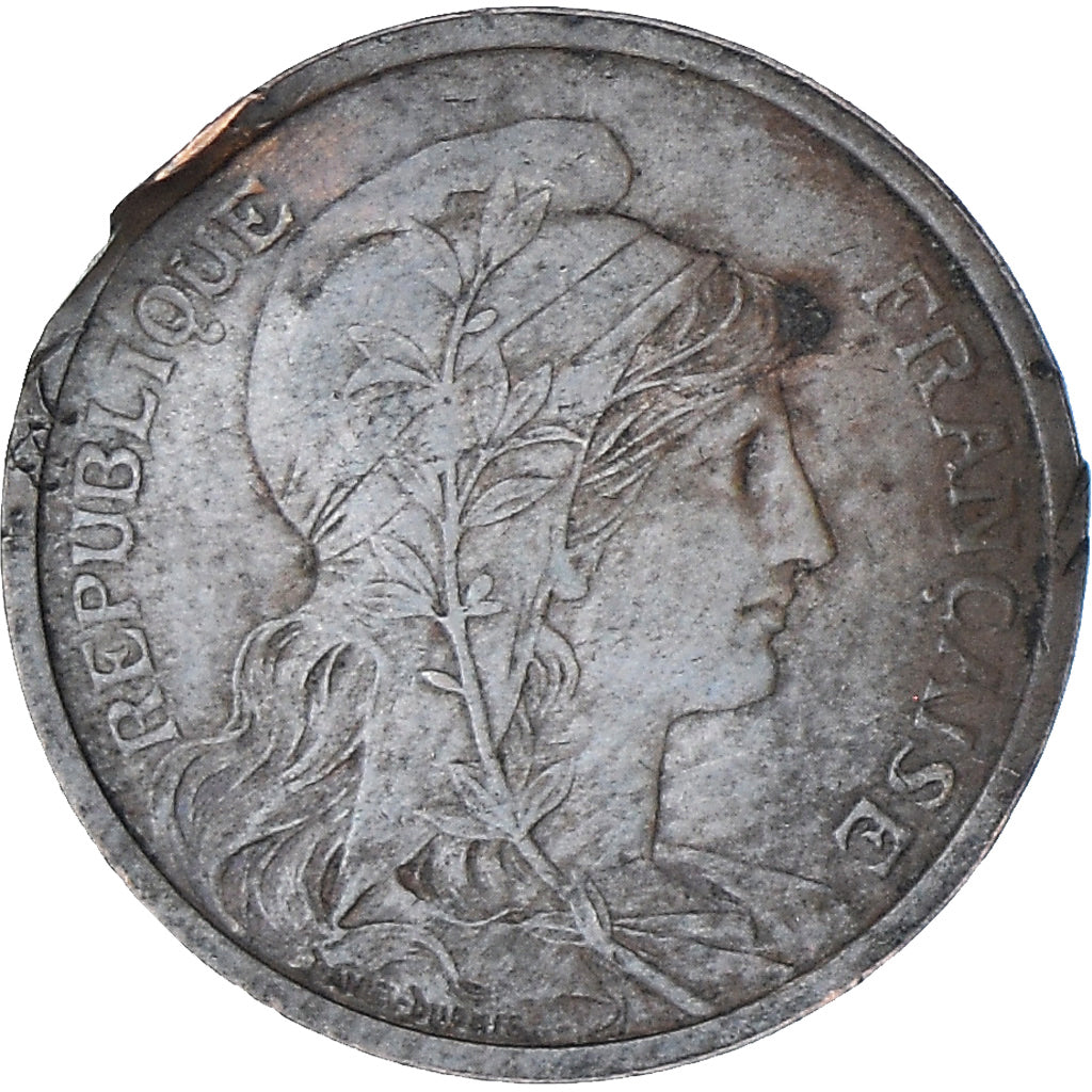 Moneta, Francja, Dupuis, 2 Centimes, 1913, Paris, VF(20-25), Brązowy, KM:841