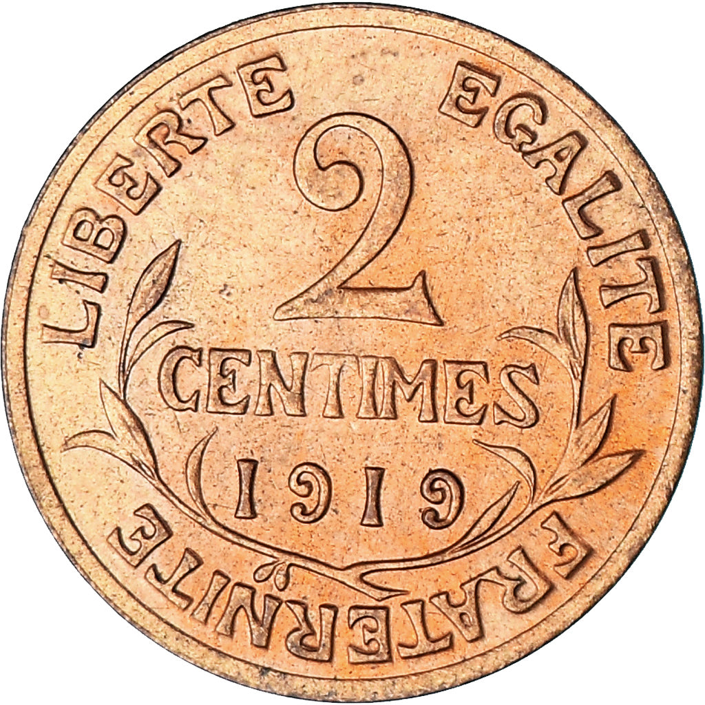 Coin, France, Dupuis, 2 Centimes, 1919, Paris, AU(55-58), Bronze, KM:841