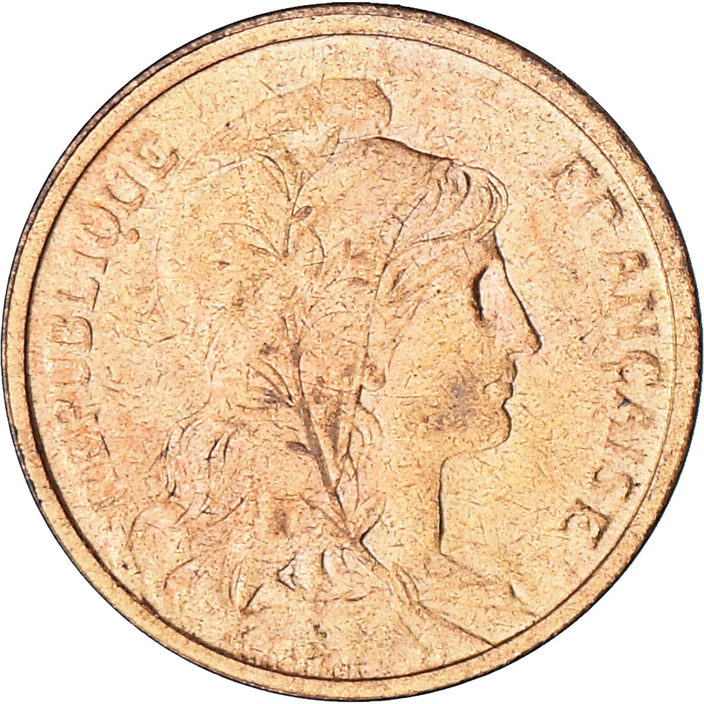 Munten, Frankrijk, Dupuis, 2 Centimes, 1919, Paris, PR, Bronzen, KM:841