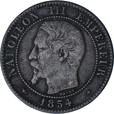 Moneta, Francja, Napoleon III, Napoléon III, 2 Centimes, 1854, Strasbourg