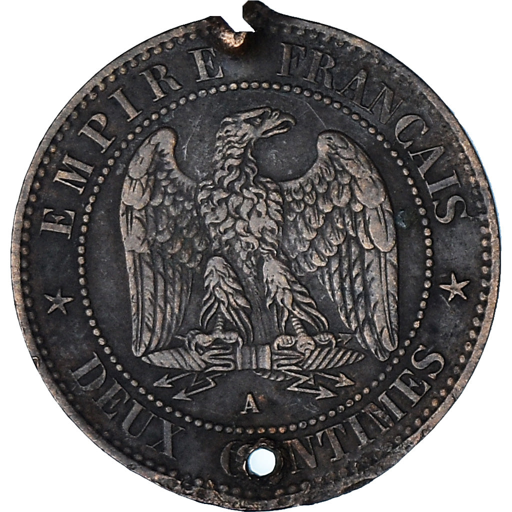 Munten, Frankrijk, Napoleon III, Napoléon III, 2 Centimes, 1862, Paris, ZF