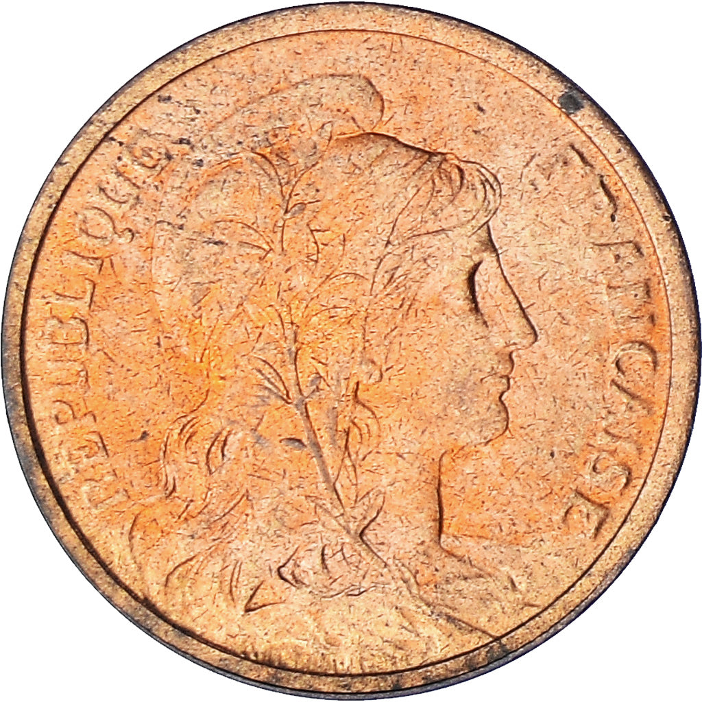 Munten, Frankrijk, Dupuis, 2 Centimes, 1919, Paris, PR, Bronzen, KM:841