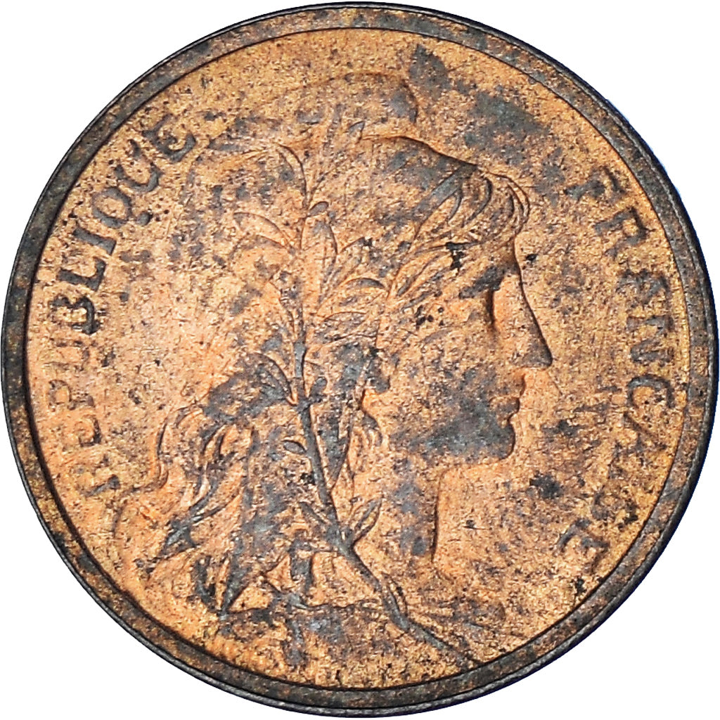 Coin, France, Dupuis, 2 Centimes, 1919, Paris, EF(40-45), Bronze, KM:841