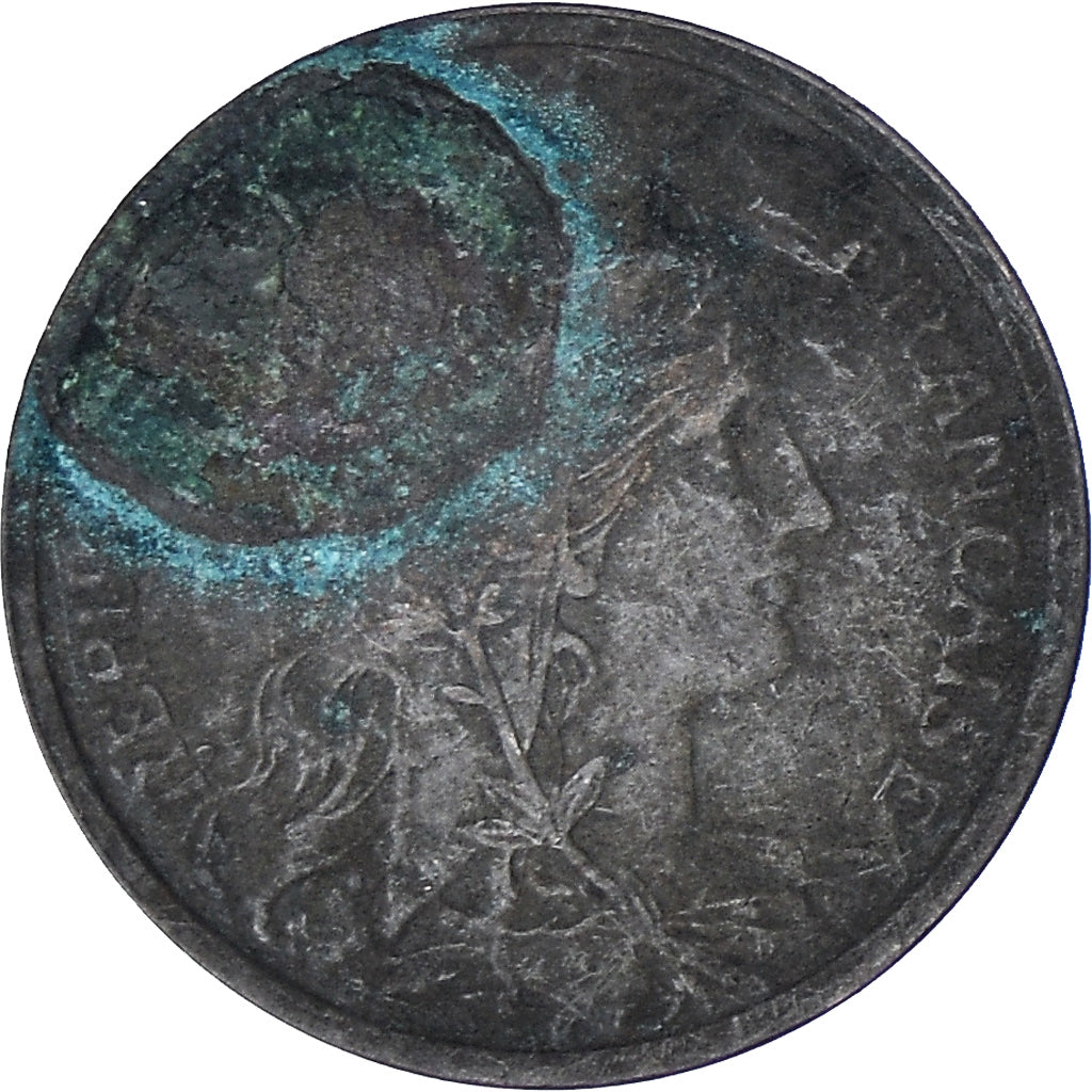 Münze, Frankreich, Dupuis, 2 Centimes, 1919, Paris, S+, Bronze, KM:841