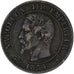 Moeda, França, Napoleon III, Napoléon III, 2 Centimes, 1854, Strasbourg