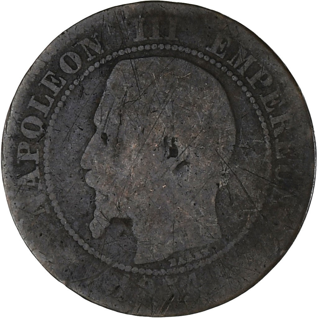 Munten, Frankrijk, Napoleon III, Napoléon III, 2 Centimes, 1854, Lille, ZG