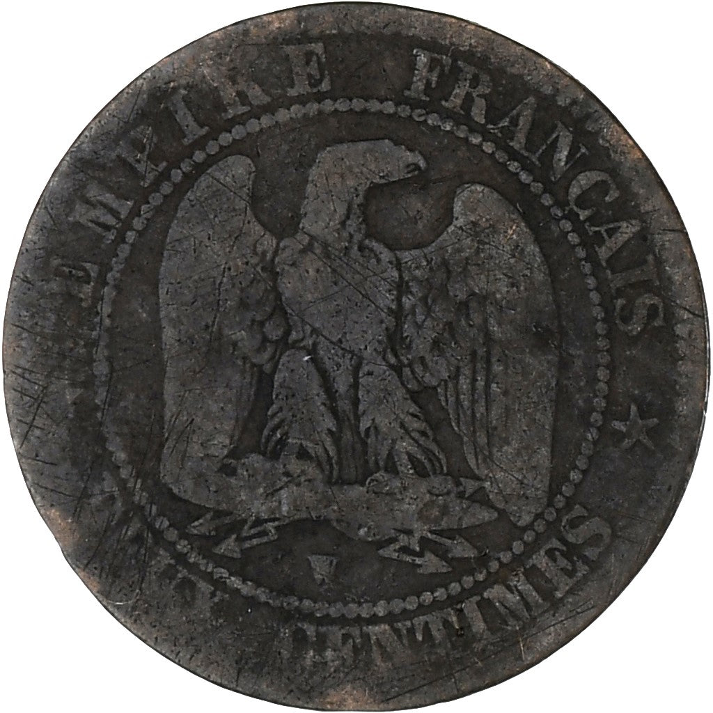 Munten, Frankrijk, Napoleon III, Napoléon III, 2 Centimes, 1854, Lille, ZG