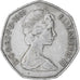 Moeda, Grã-Bretanha, Elizabeth II, 50 New Pence, 1969, AU(55-58)