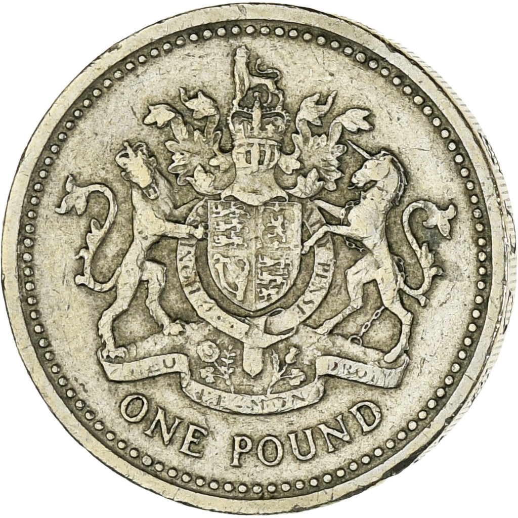 Coin, Great Britain, Elizabeth II, Pound, 1983, EF(40-45), Nickel-brass, KM:933